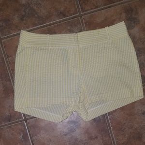 J. Crew searsucker shorts.